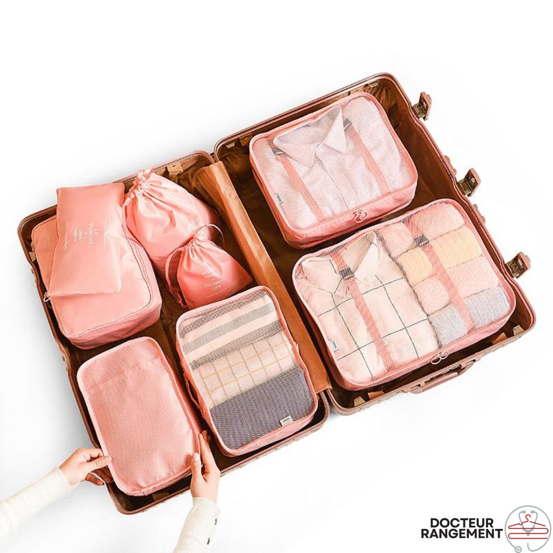 EasyStorage™| Kit de 8 sacs d'organisation pour voyage